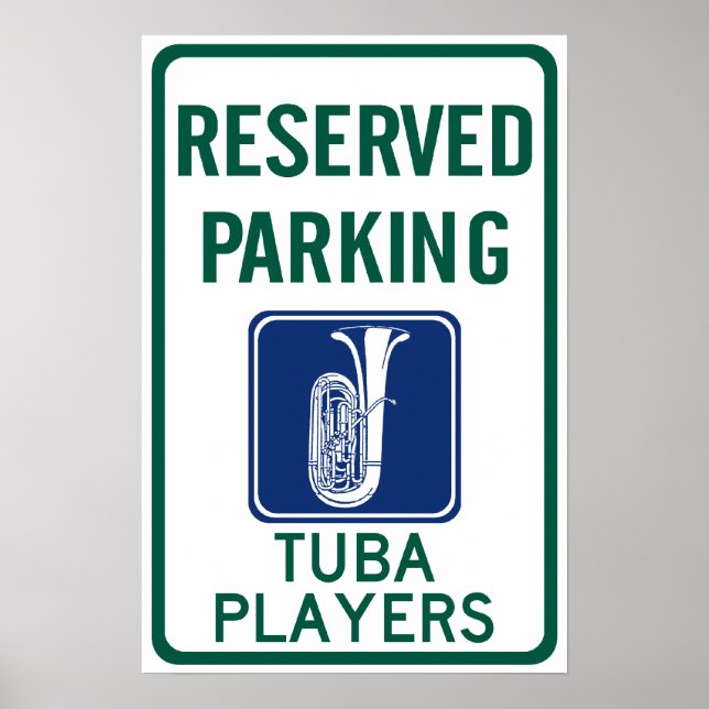 Poster Joueurs Tuba Parking (Devant)