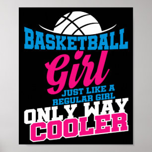 Poster Joueuse de basket-ball Femmes Entraîneur Femme Drô