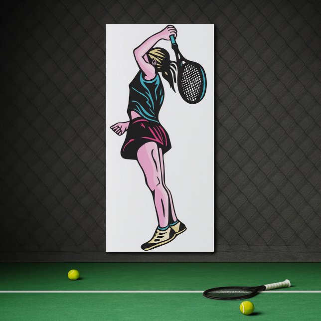 Poster Joueuse de tennis (Créateur téléchargé)