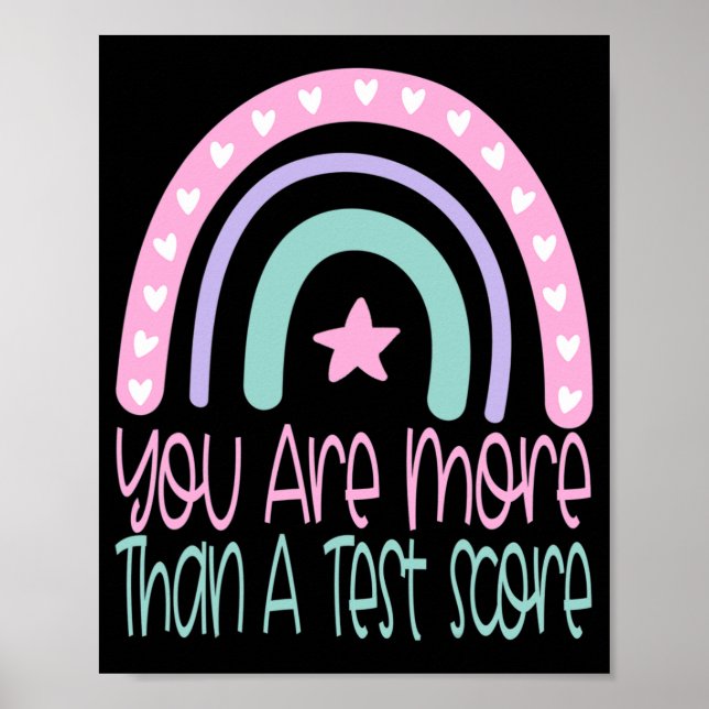 Poster Jour 2021 Plus Qu'Un Enseignant De Test Score Exam (Devant)