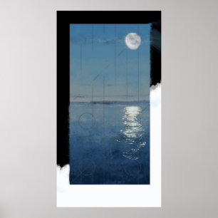 Poster Jour 2 de genèse : Peinture numérique des eaux