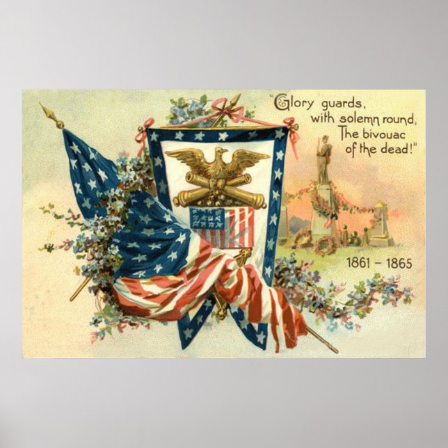 Poster Jour commémoratif de l'aigle de la guerre civile (Devant)