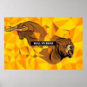 Poster Jour de commerçants cadeau - Bull et marché de l'o