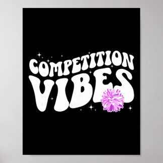 Poster Jour de compétition de cheer ambiance journée de c