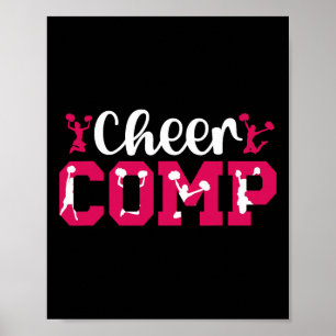 Poster Jour de compétition de cheerleaders Jour de compét