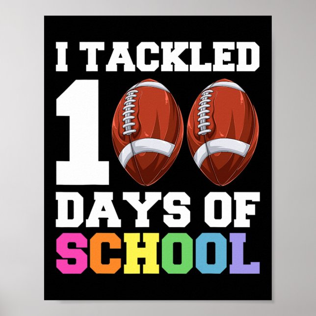 Poster Jour De Football Scolaire (Devant)