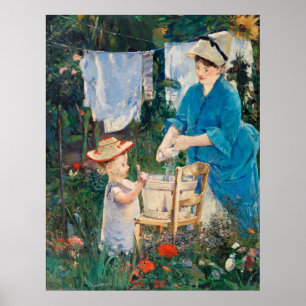 Poster Jour de la blanchisserie, Peinture célèbre
