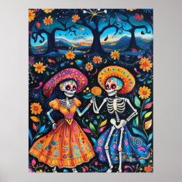 Poster Jour de la conception colorée morte
