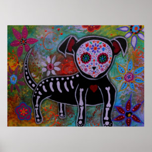 Poster Jour de la peinture morte de chiwawa
