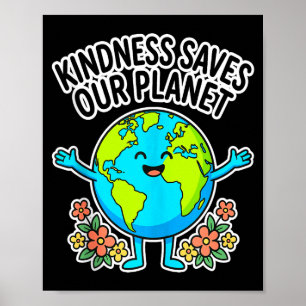 Poster Jour de la Terre amour de la nature éco responsabl