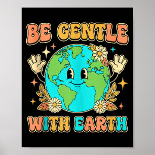 Poster Jour de la Terre amour de la nature éco-responsabl