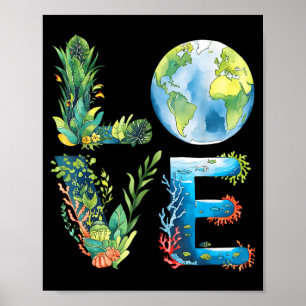 Poster Jour de la terre mondiale 2026 environnemental ani