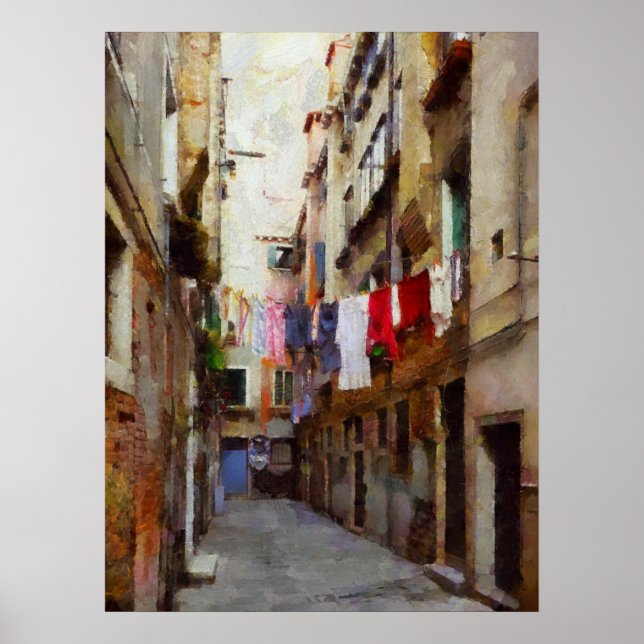 Poster Jour de lavage Art (Devant)