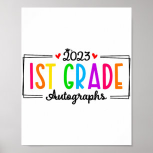 Poster Jour De L'École 2023 Autographe 1ère Année