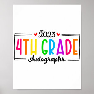 Poster Jour De L'École 2023 Autographe 4ème Graduation