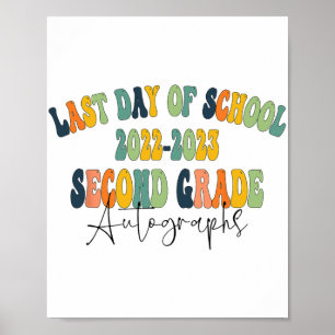 Poster Jour De L'École 2E Autographes De Deuxième Année 2