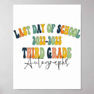 Poster Jour De L'École 3E 3E Année Autographes 2023