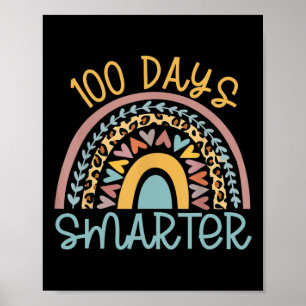 Poster Jour De L'École Enseignant 100 Jours Smarter Leopa