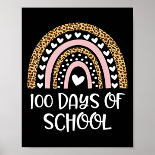 Poster Jour De L'École Enseignants 100 Jours Smarter Rain