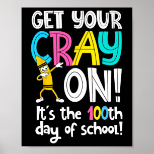 Poster Jour De L'École Obtenez Votre Cray Sur Funky Teach