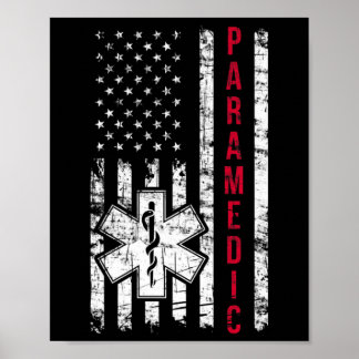 Poster Jour de l'indépendance du drapeau américain parame