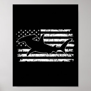Poster Jour de l'Indépendance du requin-marteau