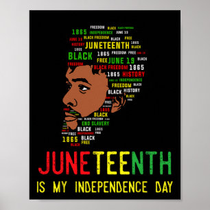 Poster Jour de l'Indépendance Fête des pères des hommes n
