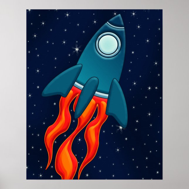 Poster Jour de Rocket Postcard (Devant)