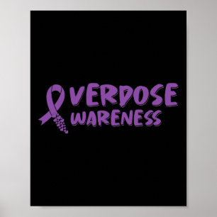 Poster Jour de sensibilisation aux surdoses Août en mémoi