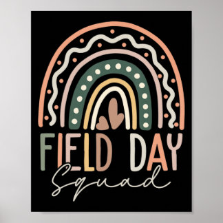 Poster Jour De Terrain Escadron Enseignant Étudiant Cool 