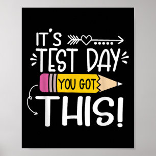 Poster Jour De Test Drôle Son Jour De Test Vous Avez Ce T