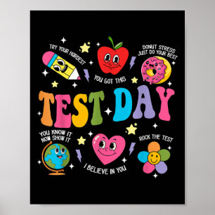 Poster Jour de test Rock The Test Jour de test Motivation