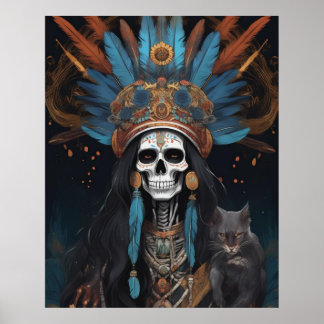 Poster Jour des Morts - Dia De Los Muertos Beauté