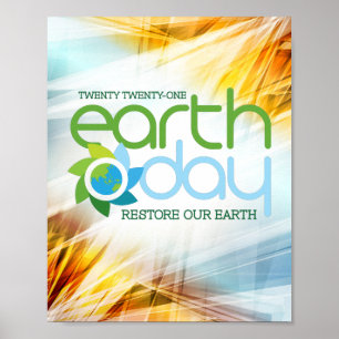 Poster Jour des terres 2021 - Restaurer Notre Bouton Terr
