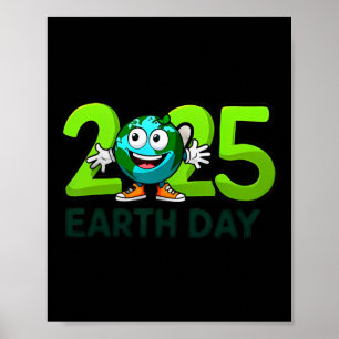 Poster Jour des terres 2025 Jour des terres amusant Anniv