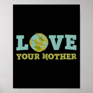 Poster Jour des terres Aimer Votre Mère Planète Environne