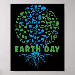 Poster Jour des terres Chemise Enfants