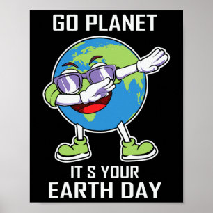 Poster Jour des terres Enfants Garçons Filles Sauvez Notr