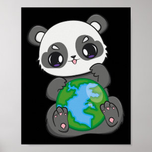 Poster Jour des terres mondial Panda