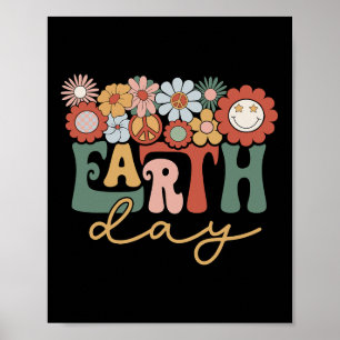 Poster Jour des terres Super Flower Lover Planet World En
