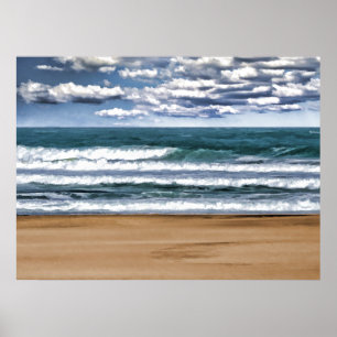 Poster Jour désolé de plage