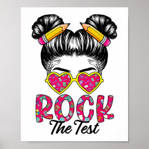 Poster Jour d'essai Filles Messy Bun Jour d'essai Enseign