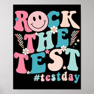 Poster Jour d'essais Test Retro Motivational Teacher St