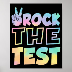 Poster Jour d'essais Test Retro Motivational Teacher St