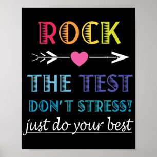Poster Jour d'examen scolaire amusant