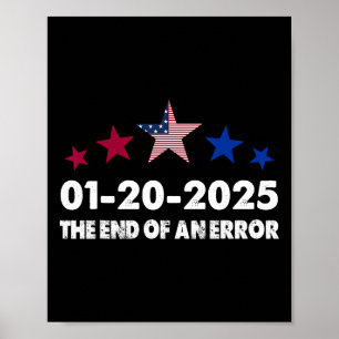 Poster Jour D'Inauguration 2025 Janvier 20 Fin D'Une Erre