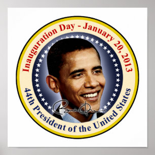 Poster Jour d'investiture du président Obama