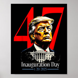 Poster Jour d'investiture du président Trump 2025
