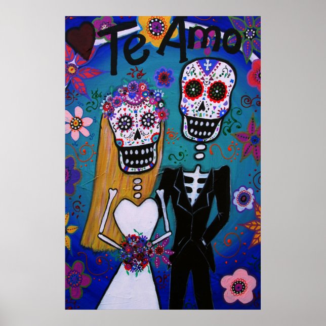 Poster Jour du couple Mariage Dead Te Amo (Devant)