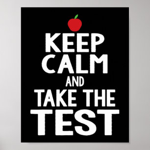 Poster Jour Gardez Le Calme &amp ; Prenez L'Examen De Tes